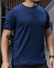 Outdoor sports round neck short-sleeved quick-drying T-shirt