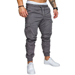 Men's 6 Colors Overalls Sport Trousers Men's Plus Size Woven Fabric Casual Trousers