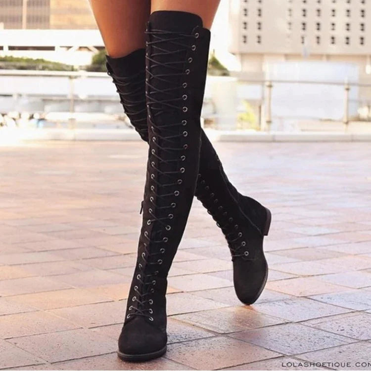 Women's Low-heeled Rubber Sole Boots from Sweden