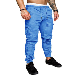 Men's 6 Colors Overalls Sport Trousers Men's Plus Size Woven Fabric Casual Trousers