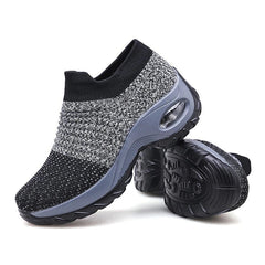 Women's Air Cushion Flyknit Sports Shoes