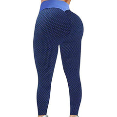 Women's Clothing Honeycomb Slim-fit Yoga High Waist Butt-lifting Base Trendy High Waist Sweatpants Trousers