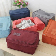 Waterproof Shoes Clothing Bag Convenient Travel Storage Bag Nylon Portable Organizer Bags Shoe Sorting Pouch Multifunction