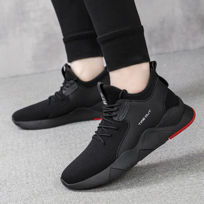 Men Shoes Light Flat Lacing Sneakers