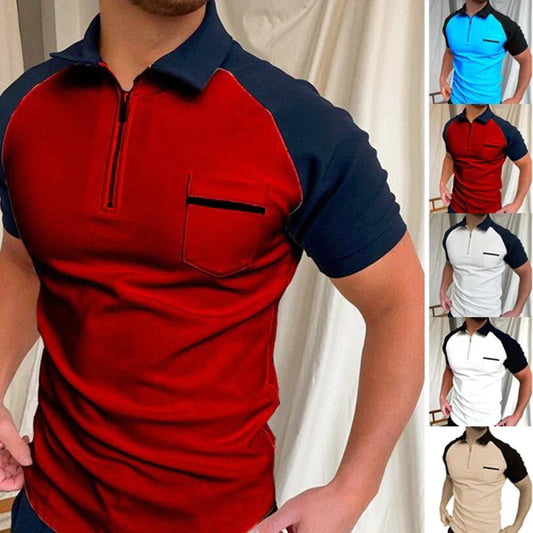 Men's Polo T-shirts Men's Polo Shirt Casual T-shirt