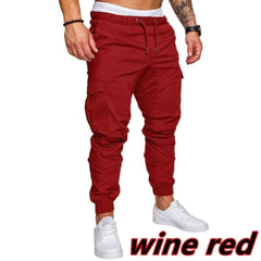 Men's 6 Colors Overalls Sport Trousers Men's Plus Size Woven Fabric Casual Trousers