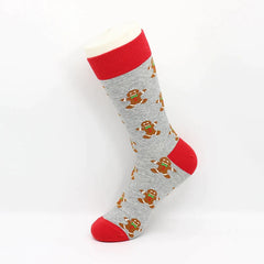 Christmas Socks Trendy Socks Colorful Mid Calf Cotton Socks Casual Trendy Men's Socks