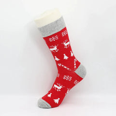 Christmas Socks Trendy Socks Colorful Mid Calf Cotton Socks Casual Trendy Men's Socks