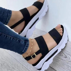 Sandals Women Platform Sandals Summer Shoes Women Heels Sandalias Mujer Lightweight Wedges Shoes Platform Heels Sandals