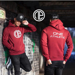 Men's Printed Hoodie Sports Running Fitness Top