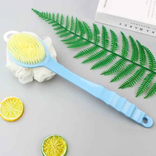 For daily use in home bathroom - long handle back rub with bath flower bath brush