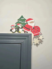 Christmas Wooden Corner Door Frame Christmas Wooden Decorations