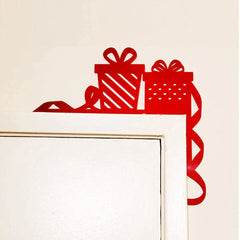 Christmas Wooden Corner Door Frame Christmas Wooden Decorations