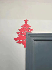 Christmas Wooden Corner Door Frame Christmas Wooden Decorations