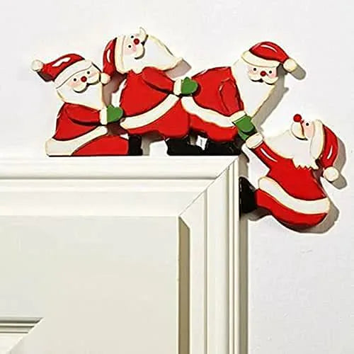 Christmas Wooden Corner Door Frame Christmas Wooden Decorations