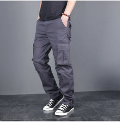 Seasonal Outdoor Men's Trousers Casual Pants Multi-pocket Workwear Loose Straight-leg Plus Size Fashion Trend