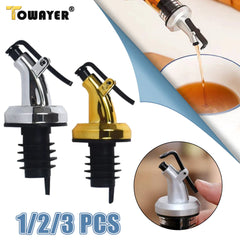 1pc Oil Bottle Sprayer Wine Pourer Sauce Boat Nozzle Liquor Oil Dispenser ASB Lock Leak-Proof Plug Bottle Stopper Kitchen Tool