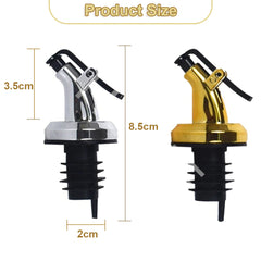 1pc Oil Bottle Sprayer Wine Pourer Sauce Boat Nozzle Liquor Oil Dispenser ASB Lock Leak-Proof Plug Bottle Stopper Kitchen Tool