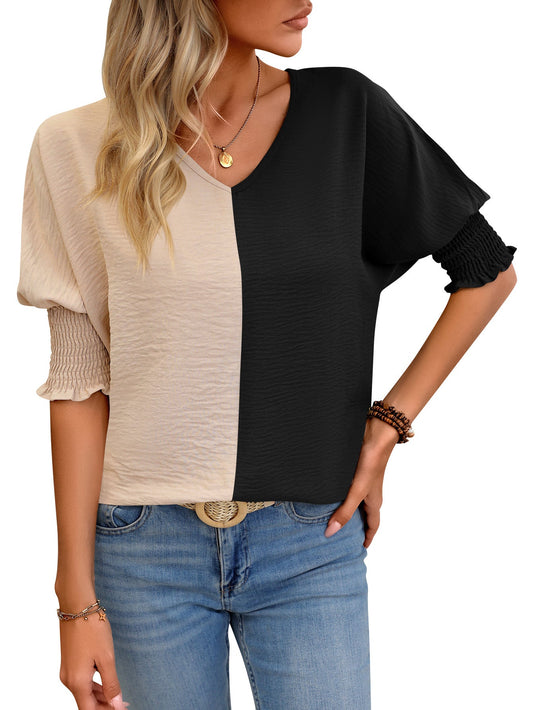 Women’s Color Block Blouse