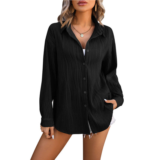 Women's Casual Solid Color Shirt