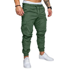 Men's 6 Colors Overalls Sport Trousers Men's Plus Size Woven Fabric Casual Trousers