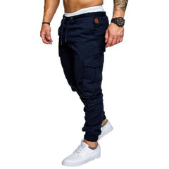 Men's 6 Colors Overalls Sport Trousers Men's Plus Size Woven Fabric Casual Trousers