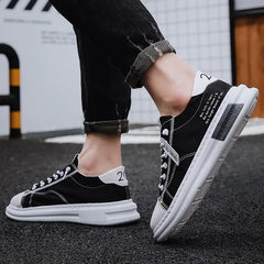 Men's Shoes Cloth Shoes Casual All-fitting Comfortable Mixed Color Canvas Shoes