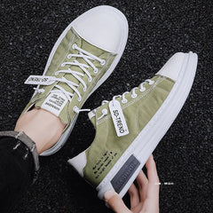 Men's Shoes Cloth Shoes Casual All-fitting Comfortable Mixed Color Canvas Shoes