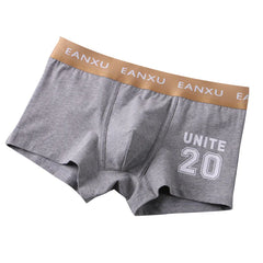 1Pcs Men's Cotton Boxer Shorts Solid Color Brand Number 2022 New