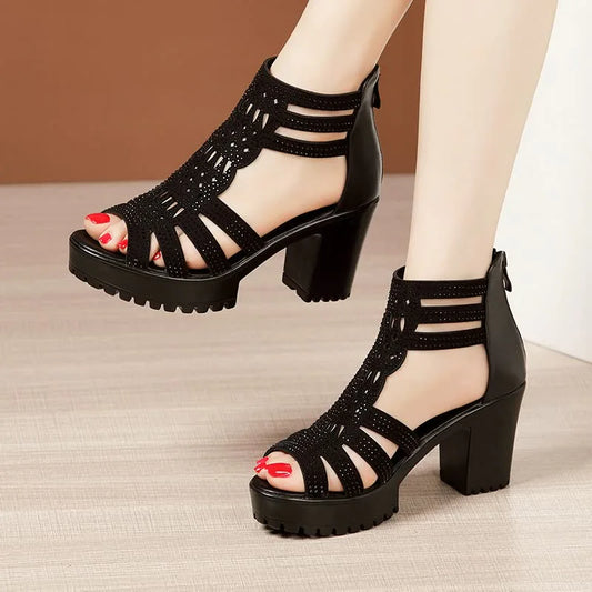 Women's High Heel Gladiator Sandals