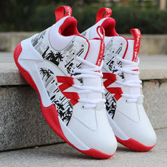 Men's Trendy High-Top Sneakers for Basketball and Running