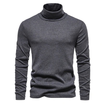 M.O.I Basic High Collar Wool Plush Sweater Underlay