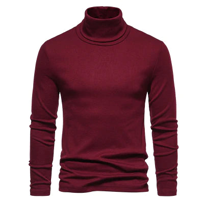 M.O.I Basic High Collar Wool Plush Sweater Underlay