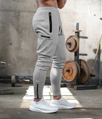 Men's Quick Dry Running Jogger Cargo Pant with Drawstring and Pockets