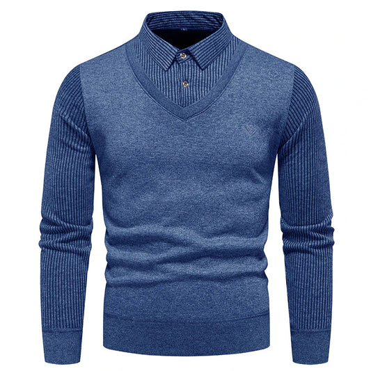 Men's Thickened Fleece-lined Sweater