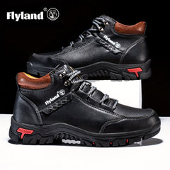 FLYLAND Men's Chukka Ankle Boots - Durable Outdoor Sport Shoes for Camping and Hiking