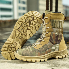 Men's Military Boots, Tactical Boots, Camouflage Comfortable Wear-resistant Non Slip Outdoor Boots