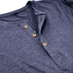 Solid color half-cardigan short-sleeved T-shirt