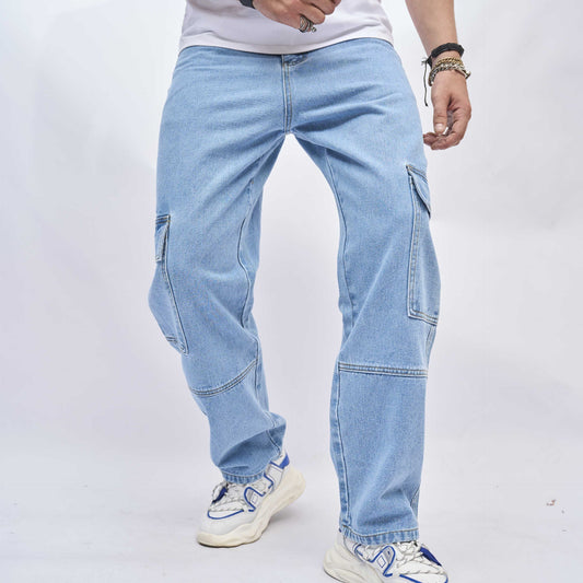 Classic Straight Leg Denim Jeans for Men