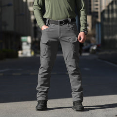 IX7 camouflage soft shell men's assault pants windproof and waterproof tactical pants
