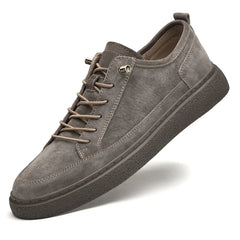 Men's High Quality Casual Shoes Fashion Leather Lace-Up Sneakers